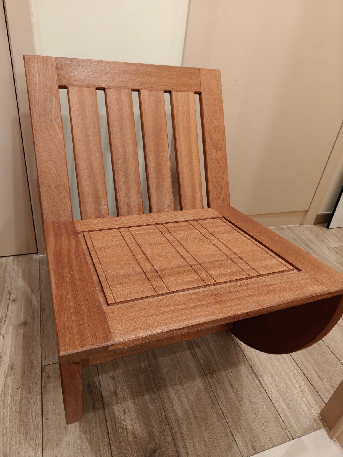 Fauteuil à bascule fait maison en excellent état., Enlèvement ou Envoi, Bois