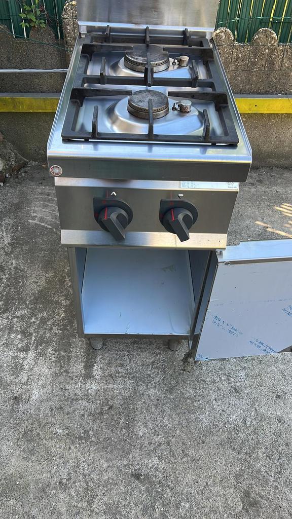 Réchaud / Plaque gaz professionnel inox – 2 feux –, Ophalen, Fornuis, Frituur en Grillen