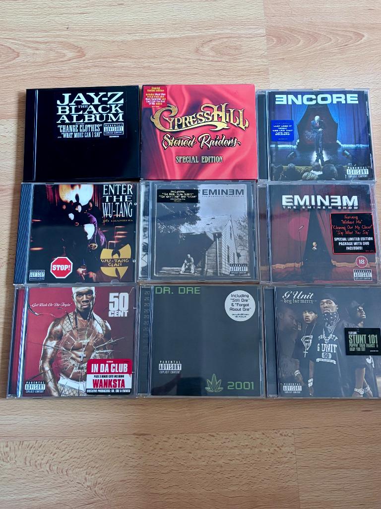 Lot 9 hip hop cd’s, Ophalen of Verzenden, Gebruikt