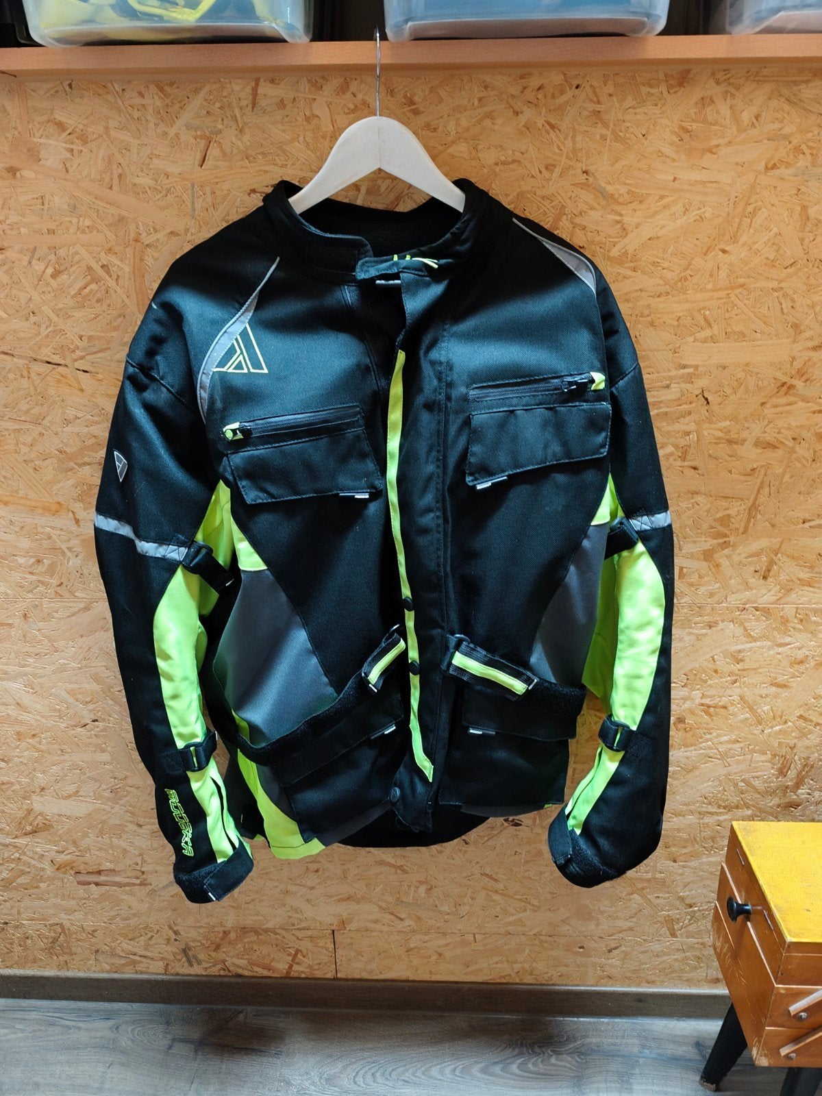 Modeka veste moto hiver noir et jaune 4XL, Motos, Enlèvement ou Envoi