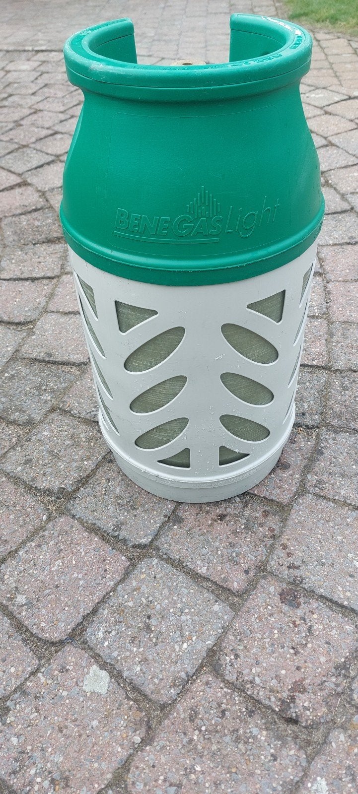 lege gasfles, Ophalen