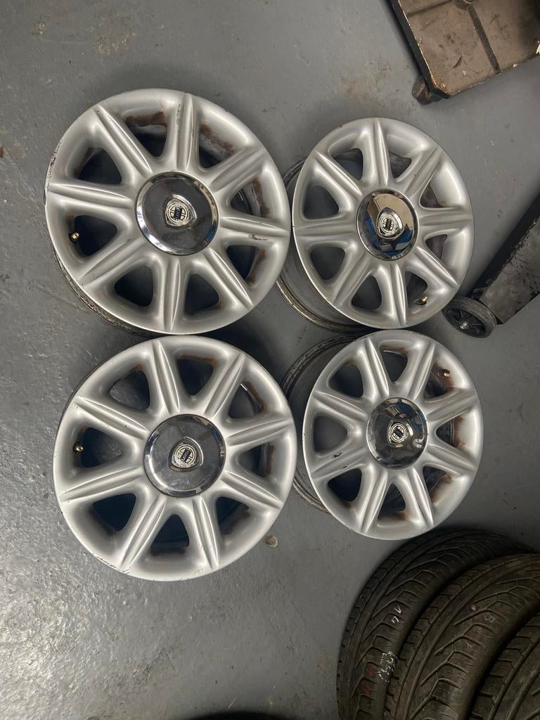 Lancia jantes alu 15 ´(4/100), Auto-onderdelen, Banden en Velgen, Ophalen, Gebruikt, 15 inch, Velg(en)