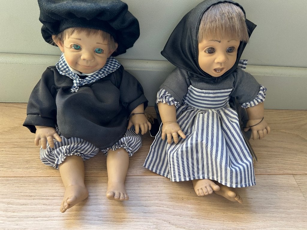 Poppen set van twee, Kinderen en Baby's, Ophalen, Zo goed als nieuw, Babypop
