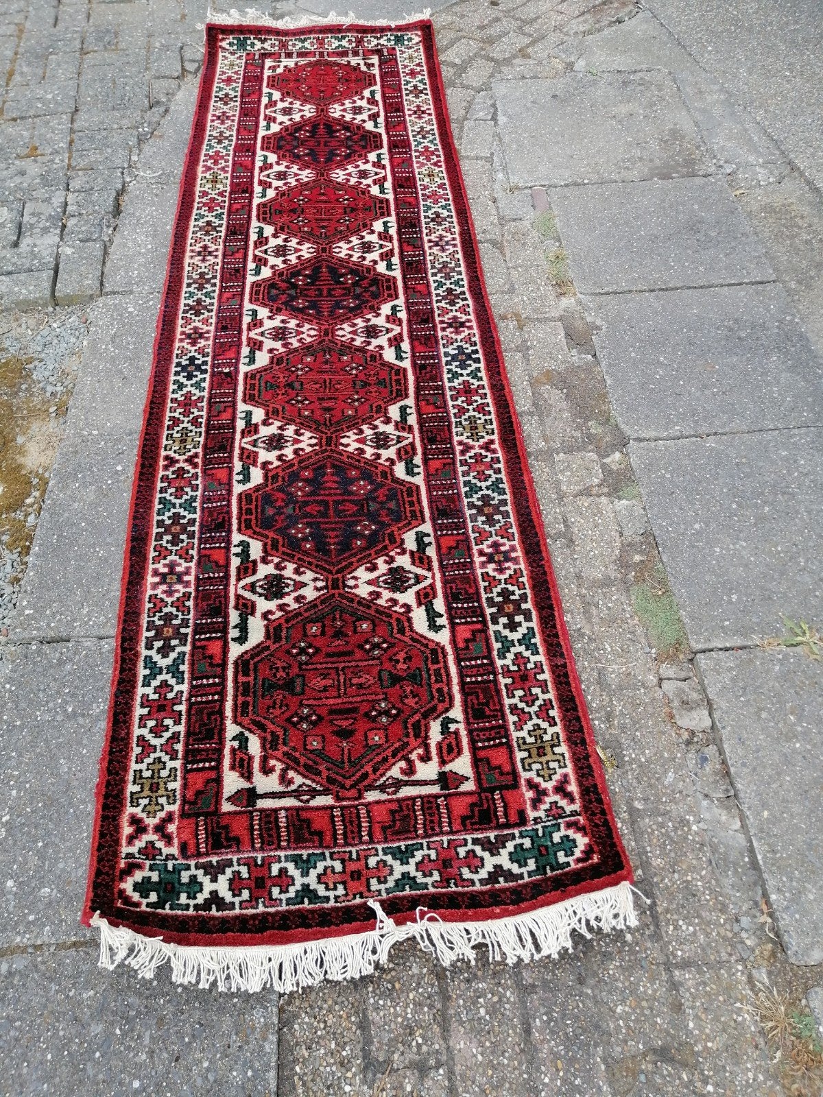 tapijt loper, Ophalen