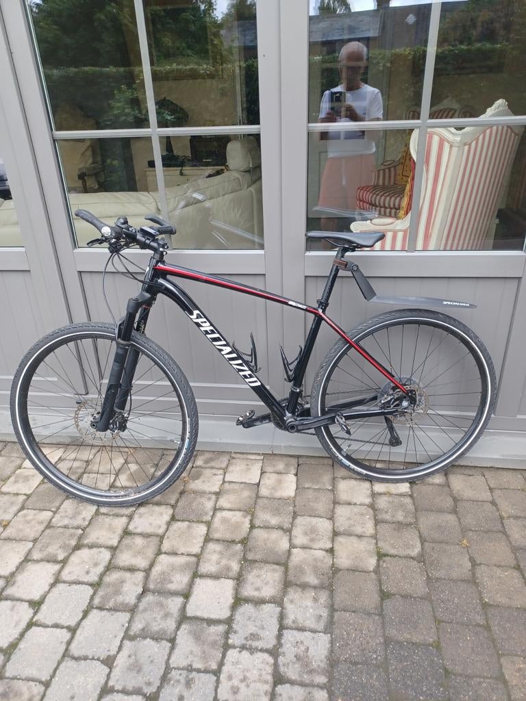 Gespecialiseerde wandelfiets of mountainbike, Ophalen, 28 inch, Vering