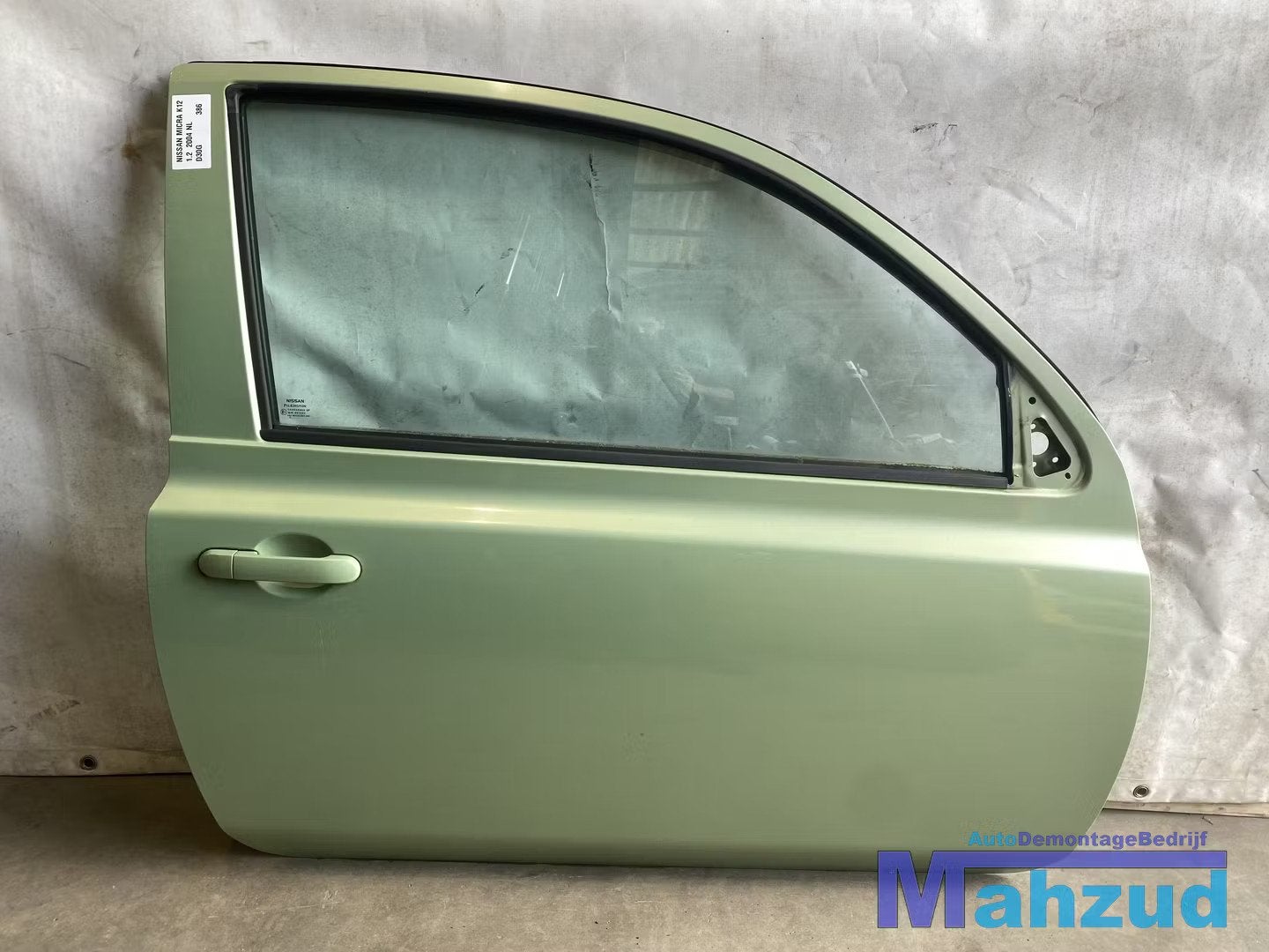 NISSAN MICRA 3 K12 Groen D30G rechts deur portier 2003-2010, Deur, Takashima 1-chome 1-1
220-8686  Yokohama, NISSAN_SR@mail.nissan.co.jp