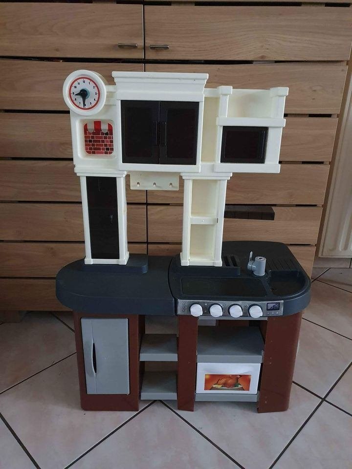 Kleine miniatuurkeuken voor kinderen, Ophalen, Kunststof, Speelkeuken
