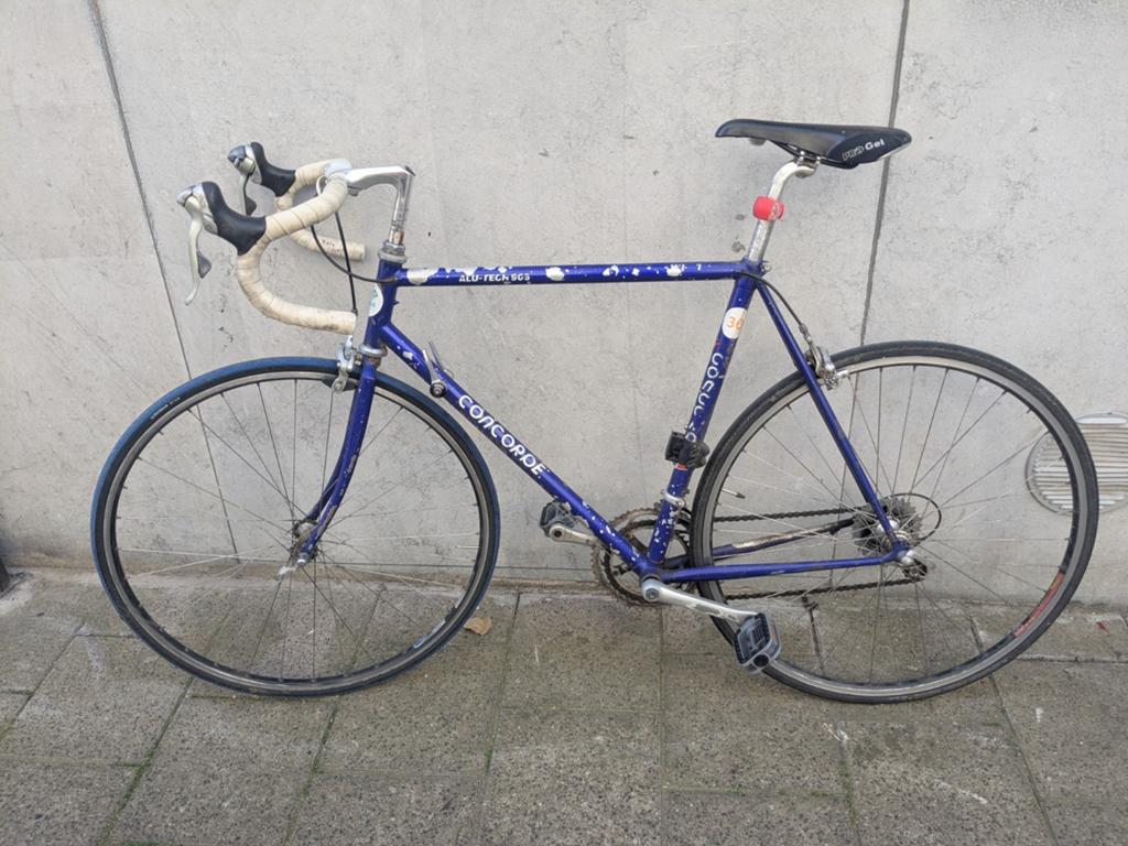 Koersfiets Concorde 55, Ophalen
