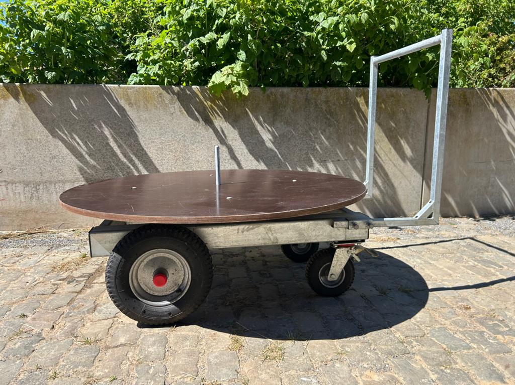 Wagon de transport de balles rondes, Enlèvement, Élevage, Agricole