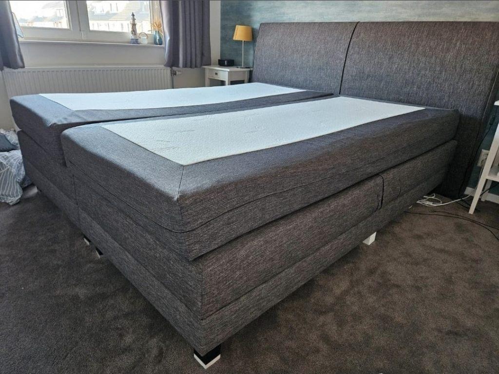 Bezorging is mogelijk 180x210 complete elektrisch boxspring, Enlèvement ou Envoi, Utilisé, 210 cm, 180 cm