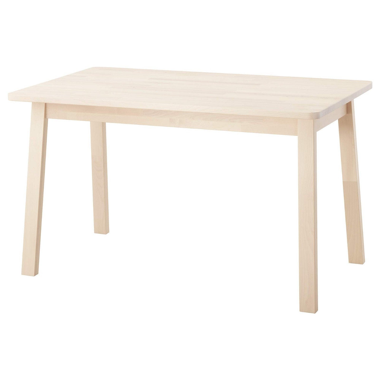 Table bureau ikea norraker 125x74cm bouleau massif, Maison & Meubles, Enlèvement