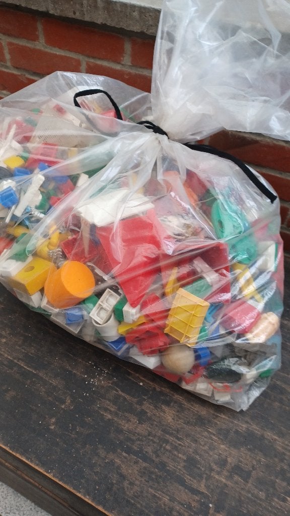 Oude lego stukjes, Ophalen, Lego