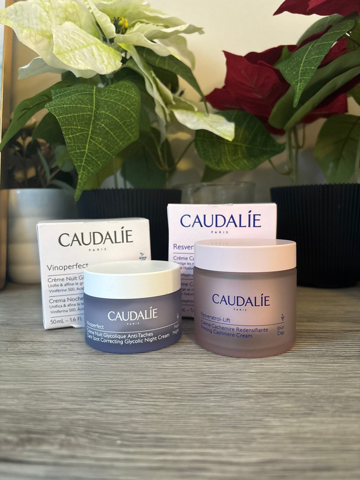 Caudalíe verzorgingscrème set, Verzenden, Nieuw, Gehele gezicht, Verzorging