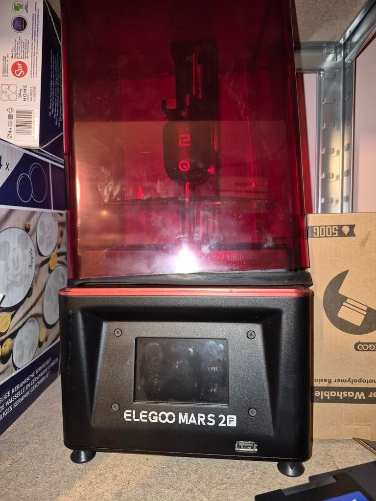 ELEGOO mars 2 ou à discuter, Zo goed als nieuw, Elegoo