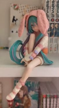 Figurine Noodle Stopper Hatsune Miku assise (14 cm), Enlèvement ou Envoi, Neuf