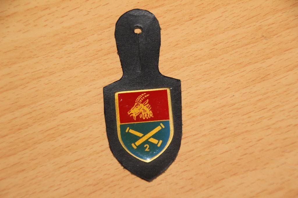 ABL-borsthanger „2e Artillerie Regt”, Verzenden, Landmacht, Embleem of Badge