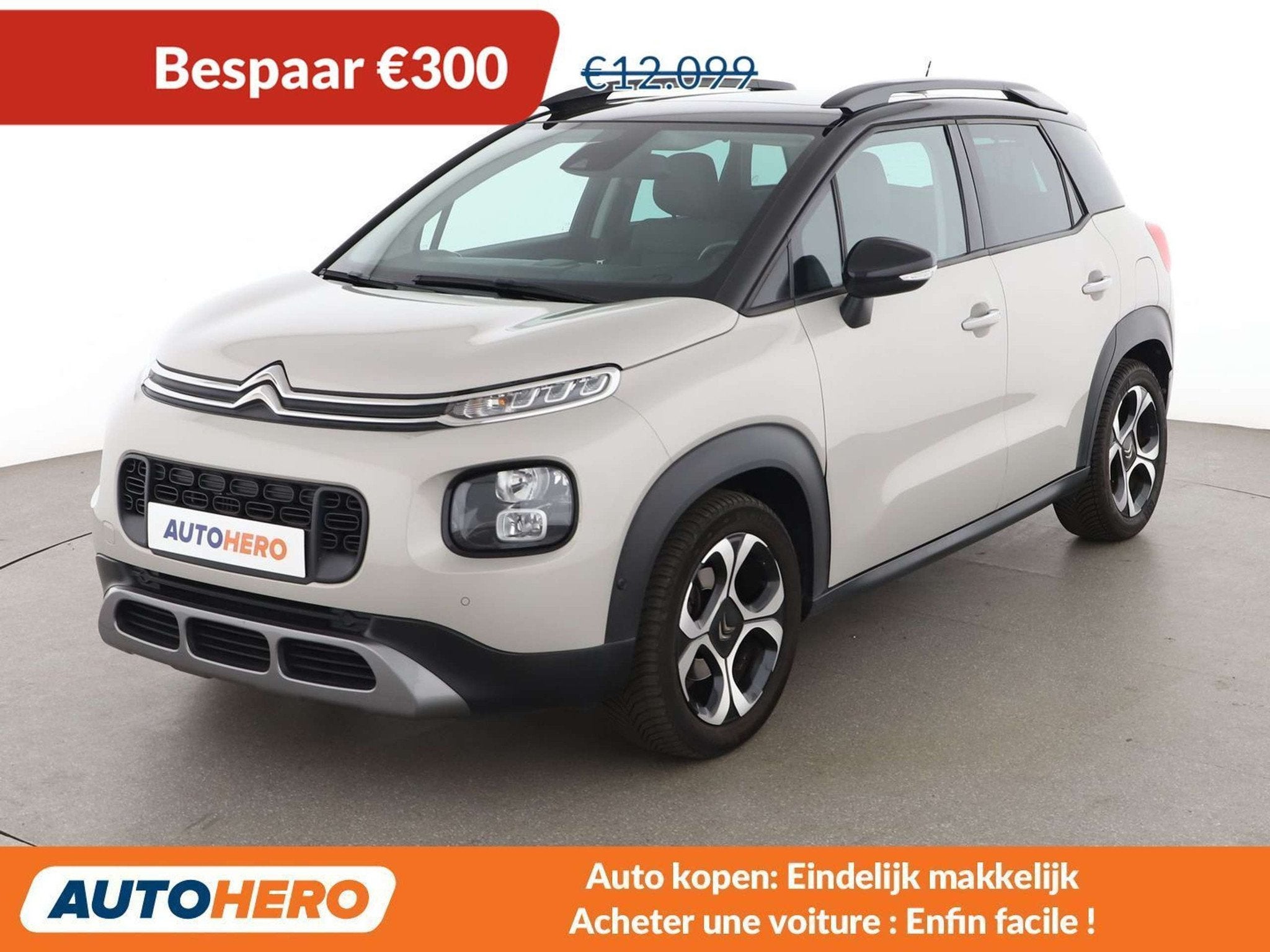 Citroën C3 Aircross 1.2 PureTech Shine (automatique), Autos, Argent ou Gris, Achat, Euro 6, Noir