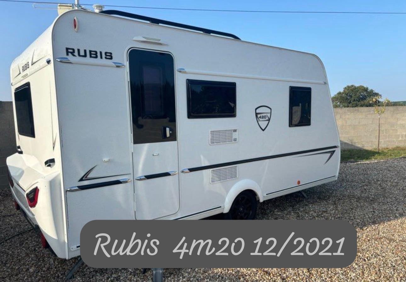 caravane rubis, Caravans en Kamperen, Caravans, Particulier, tot en met 4, 1000 - 1250 kg, Caravelair, Lengtebed, Vast bed, 4 tot 5 meter