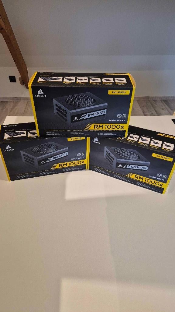 CORSAIR RM1000X (1000WATT PSU), Computers en Software, Ophalen of Verzenden, Nieuw