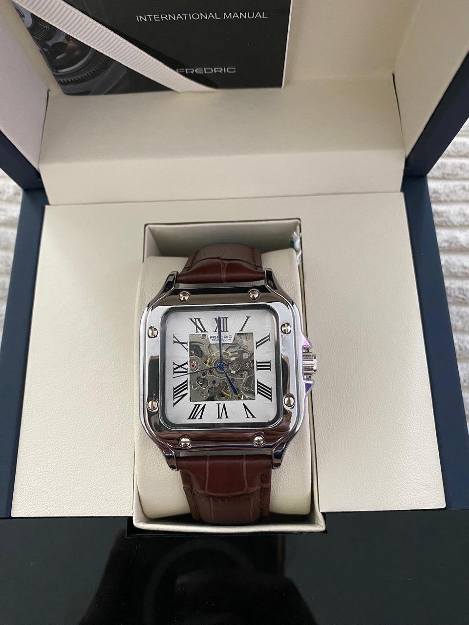 Montre à mouvement automatique, Montre-bracelet, Autres marques, Enlèvement ou Envoi, Cuir