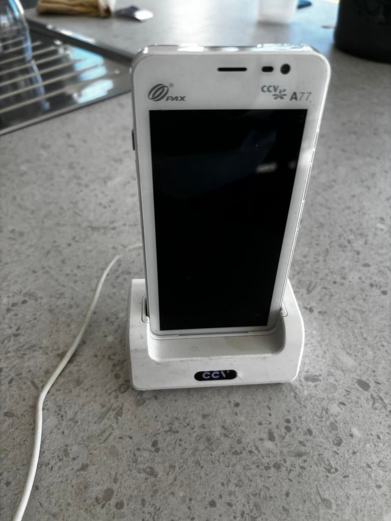 Mobiele betaalterminal A77 van CCV in perfecte staat, Ophalen, Zo goed als nieuw