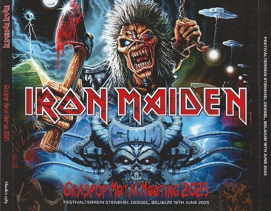 2 CD's + DVD - IRON MAIDEN - Live Graspop 2025, Import, Ophalen of Verzenden, Live-album, Nieuw in verpakking