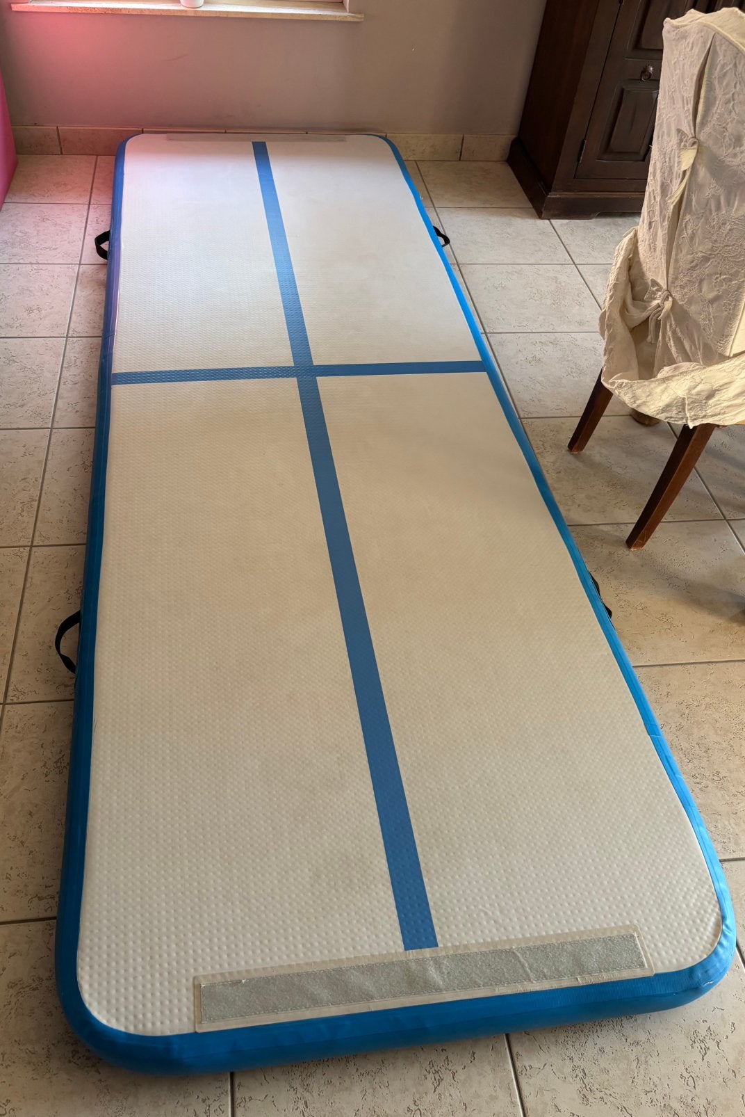 Airtrack Nordic blauw, Sport en Fitness, Ophalen of Verzenden, Zo goed als nieuw, Blauw