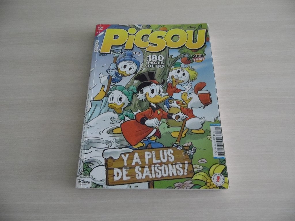 PICSOU MAGAZINE  N°584, Enlèvement ou Envoi, Comme neuf, WALT DISNEY, Une BD