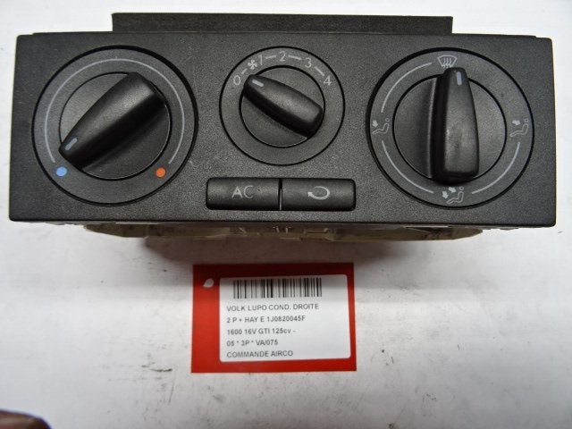 PANNEAU DE COMMANDE CLIMATISATION Lupo (6X1) (1J0820045F), Autos : Pièces & Accessoires, Utilisé, Volkswagen