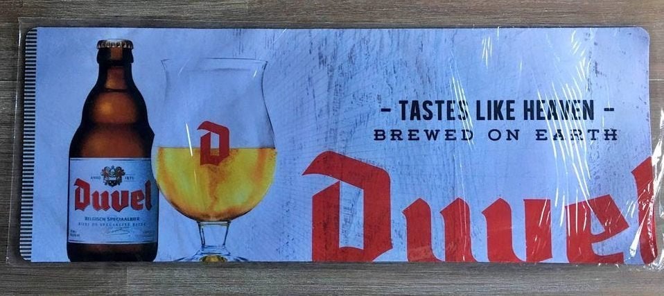 Duvel barmatje (F), Verzamelen, Biermerken, Ophalen of Verzenden, Viltje(s), Duvel