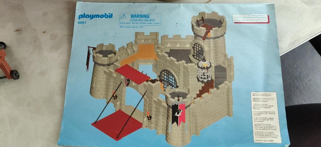 Château Playmobil 6001, Lego, Ensemble complet, Comme neuf, Enlèvement
