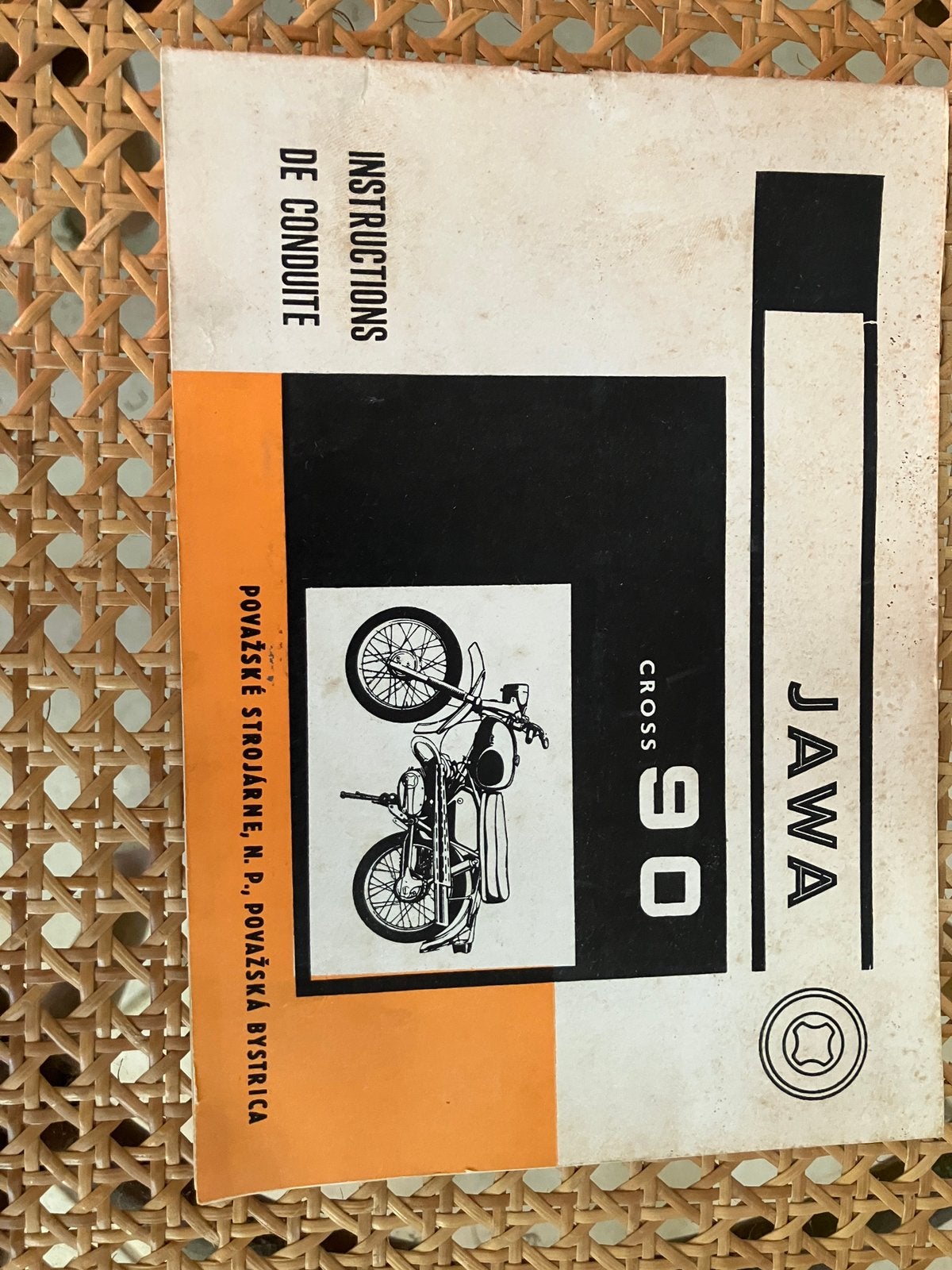 Instruktie boekje Jawa 90, Motoren, Ophalen