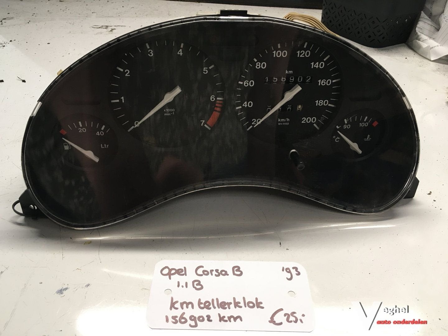 Opel Corsa B 1.1 Benzine 1993   Km Tellerklok, -, Utilisé, -, -