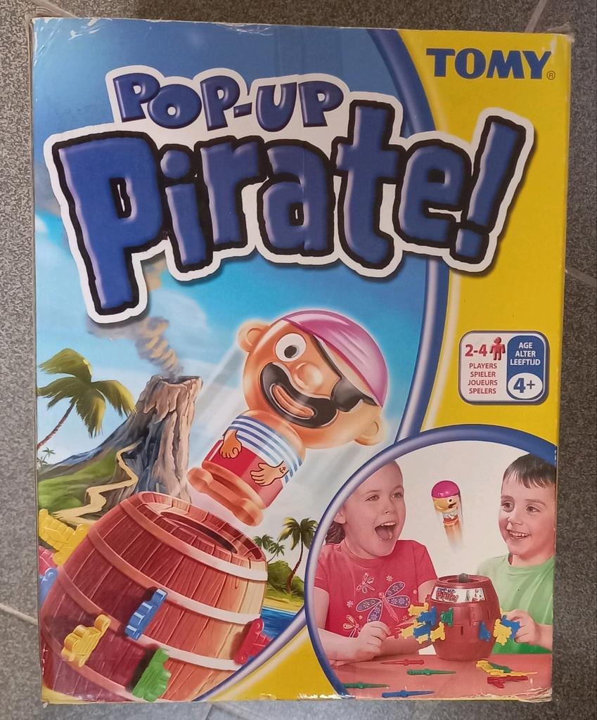 Pop-up Pirate spel, Hobby en Vrije tijd, Ophalen, Gebruikt, Tomy