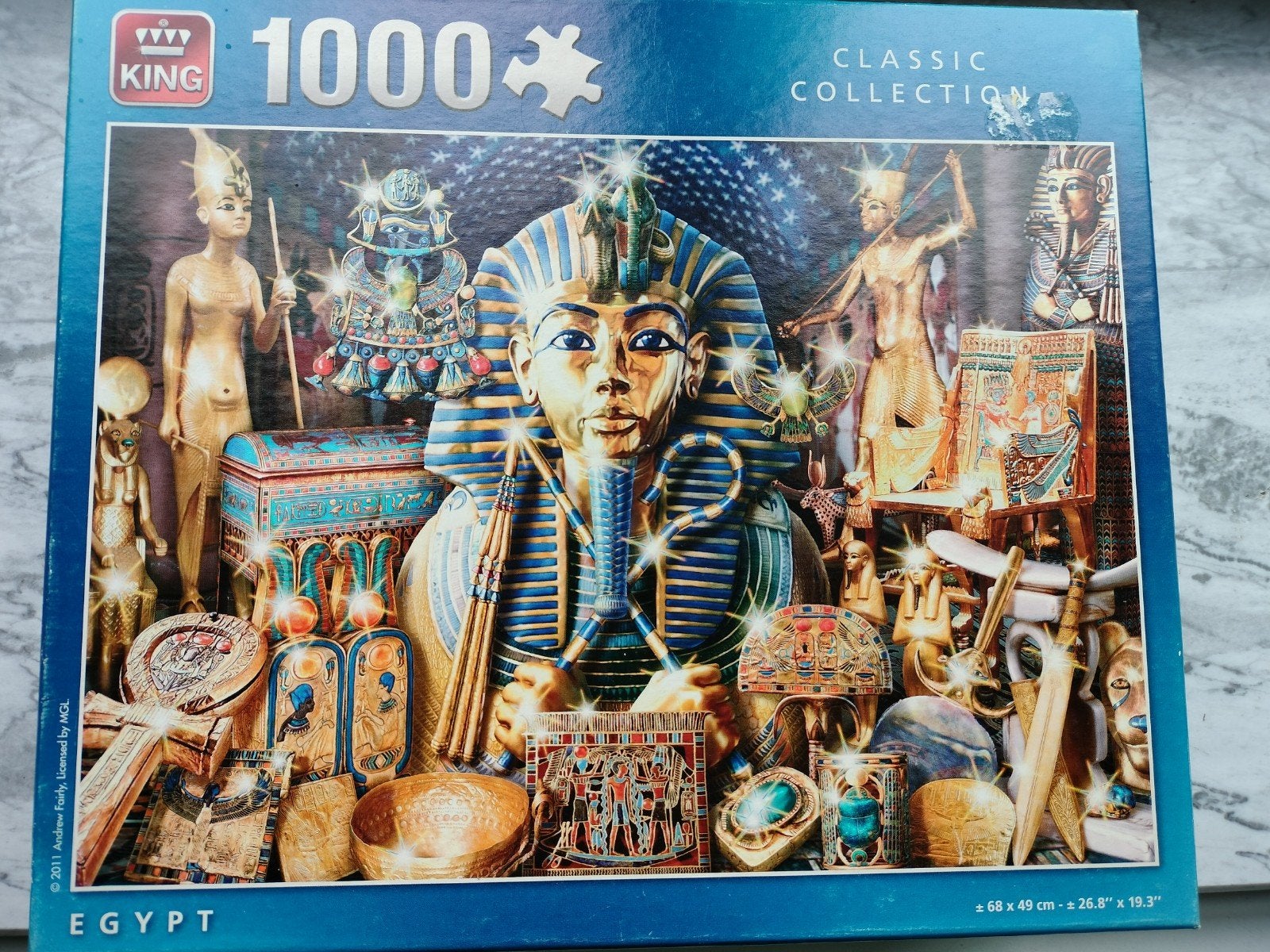 Puzzel King: Egypt ,1000 stukjes, Hobby en Vrije tijd, Ophalen of Verzenden, 500 t/m 1500 stukjes