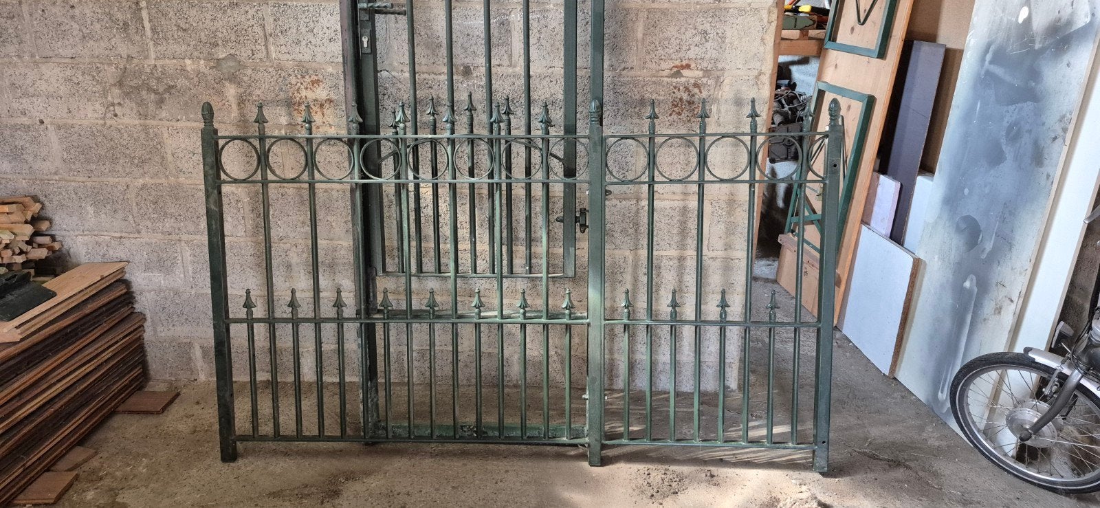 hekwerk 2m breed, 1m20 hoog, Ophalen, Gebruikt, IJzer, Sierhekwerk