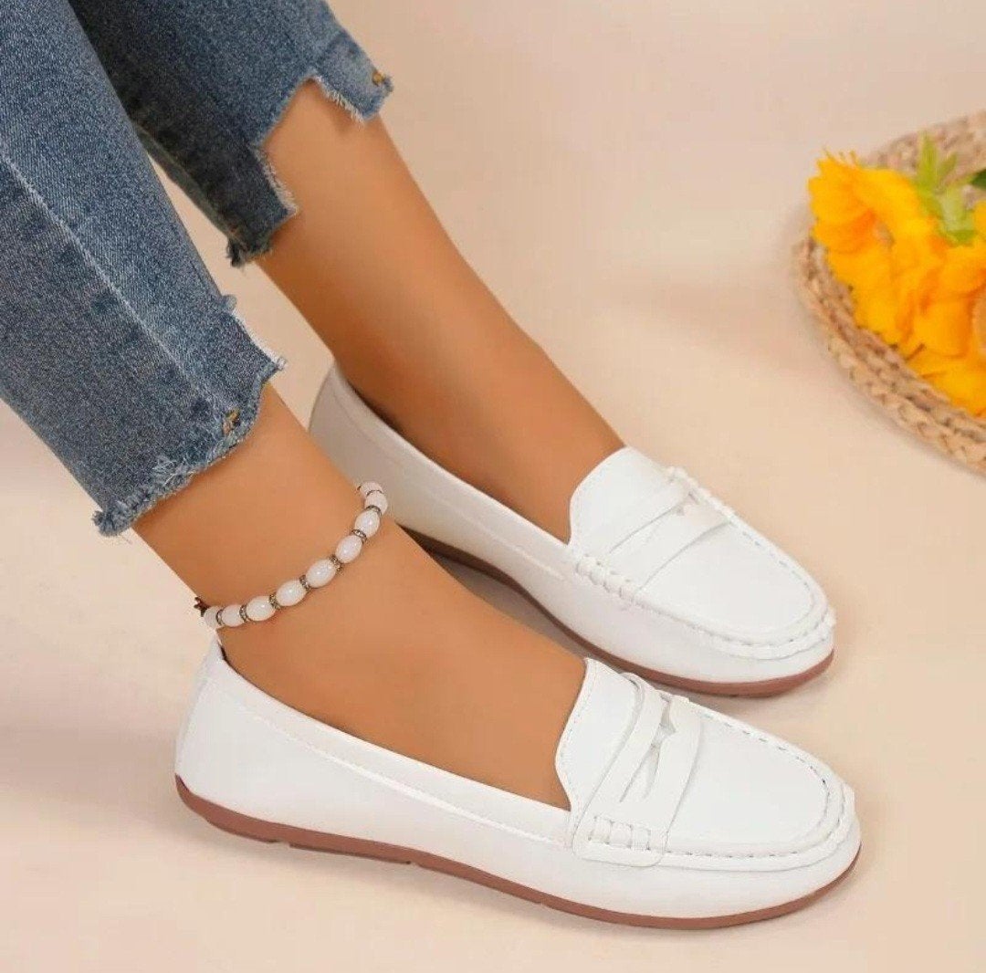 Mocassins dames, Ophalen, Boetiek, Nieuw, Wit