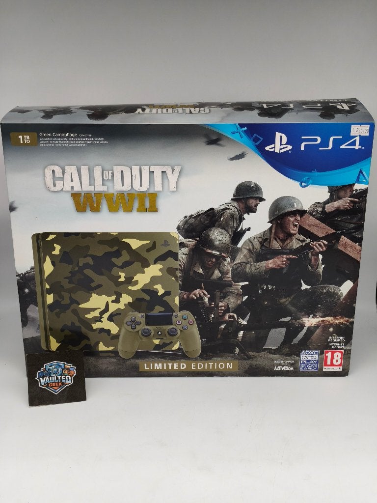 PS4 Call of Duty WWII Limited Edition 1TB, Refurbished, Ophalen of Verzenden, Met harde schijf, 1 TB