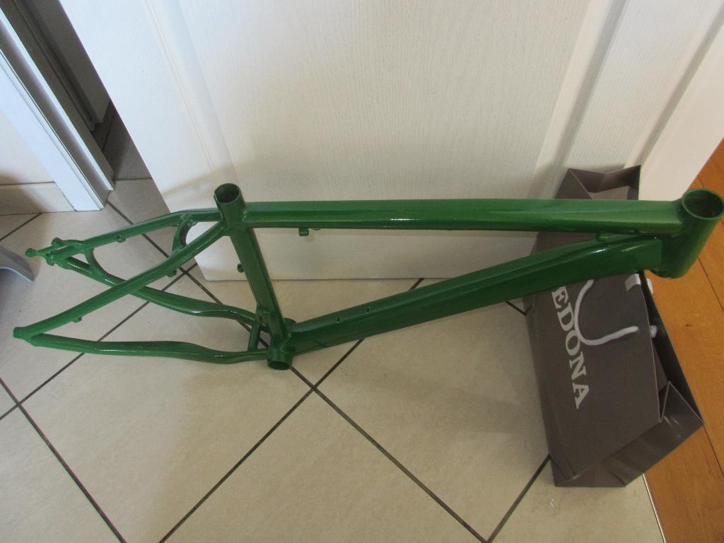 MTB Decathlon Rockrider kader in goede nieuw gespoten staat, Fietsen en Brommers, Ophalen, Frame, Gebruikt, Btwin