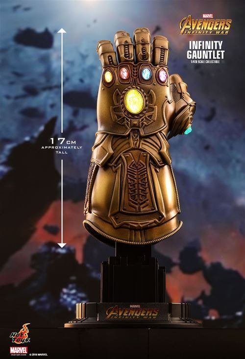 Gant Thanos 1/6ème Hot Toys, Enlèvement ou Envoi, Comme neuf