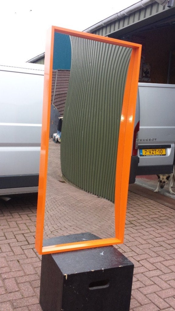 Miroir Orange Smile (kjh95), Enlèvement ou Envoi, Neuf, Décoration