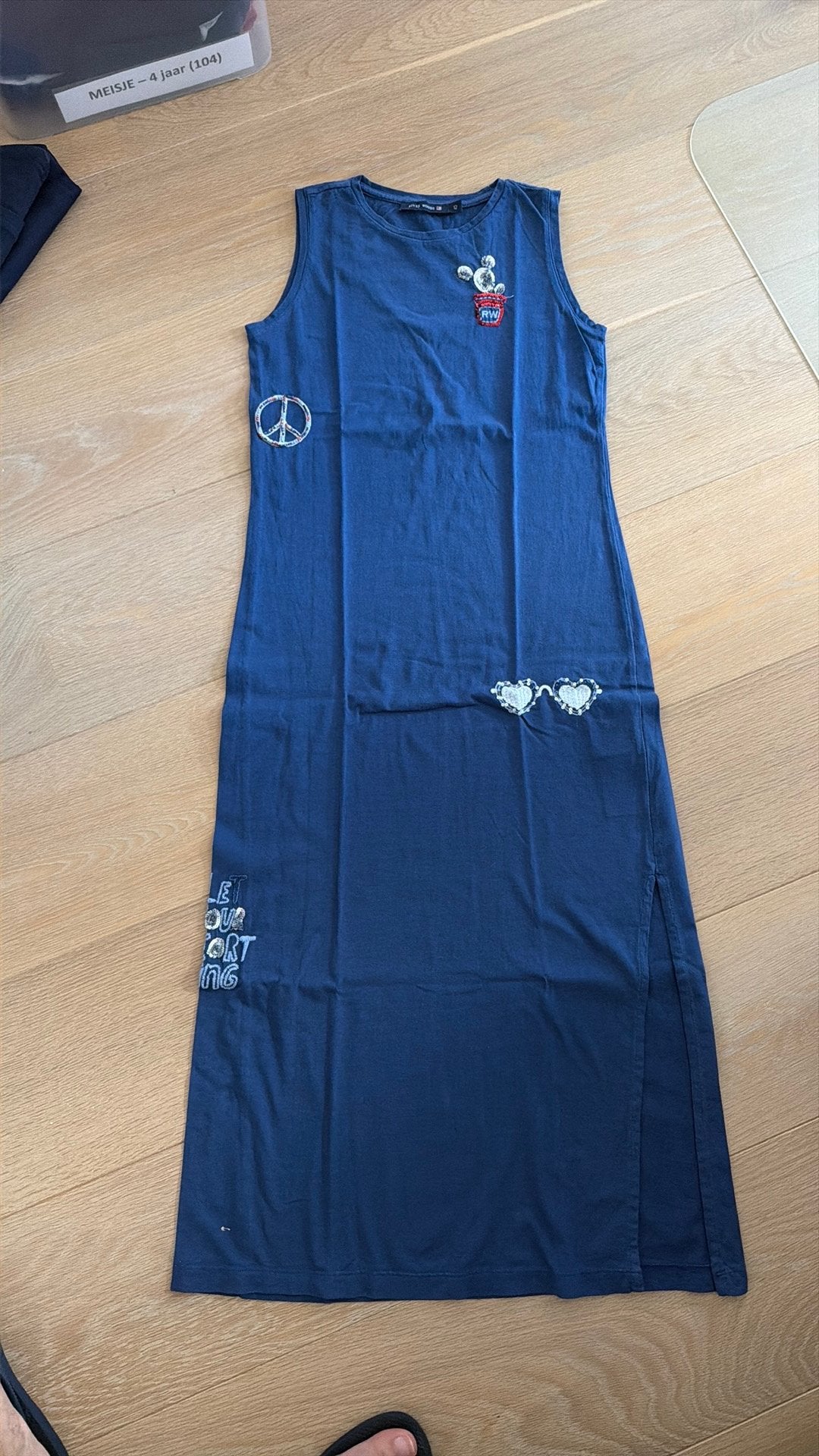 Robe longue d'été, Enfants & Bébés, Vêtements enfant | Taille 152, Enlèvement ou Envoi, Comme neuf, Fille, Robe ou Jupe
