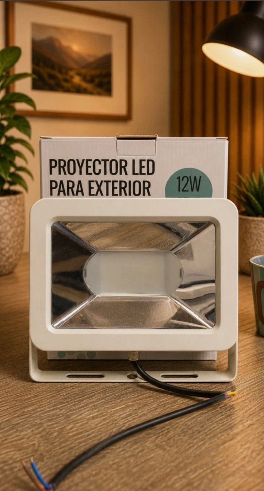 Projecteur LED 12 W IP-65 NEUF Energy A+, Neuf, Enlèvement ou Envoi, Acier, LED