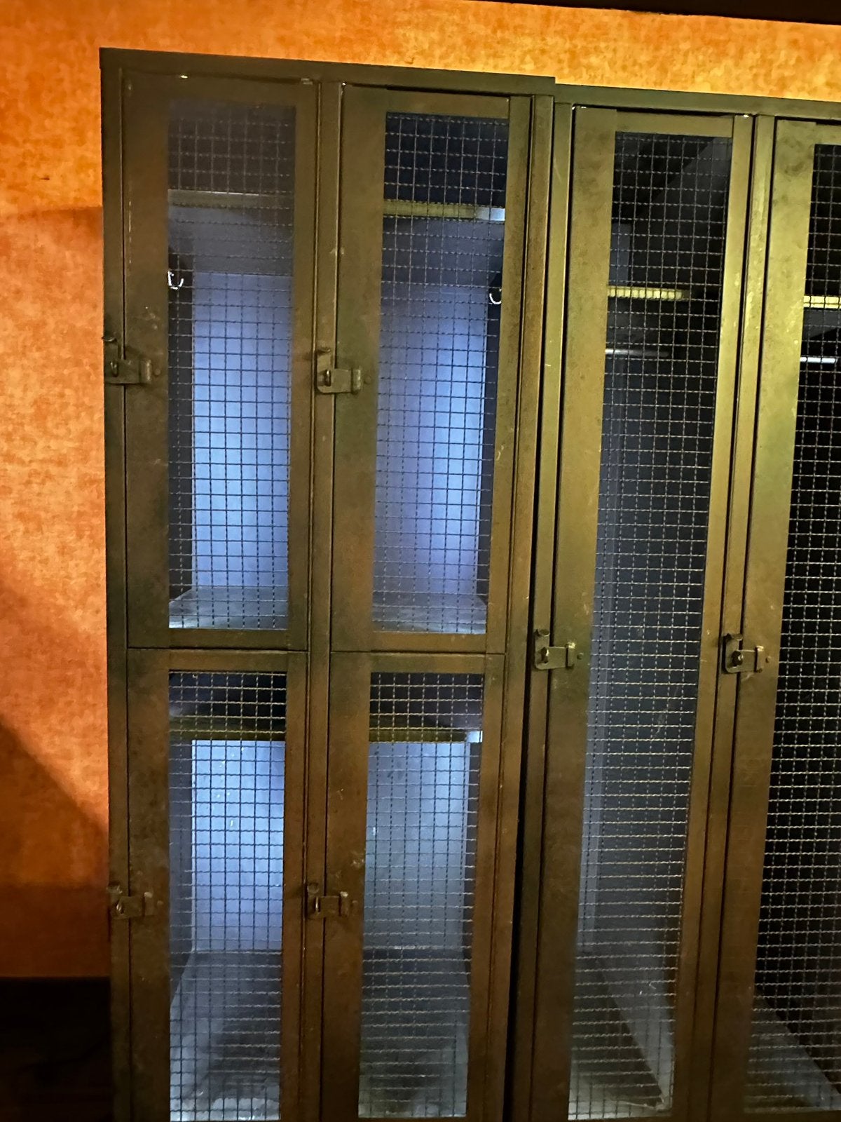 Casiers armoire usine vintage, Enlèvement, Utilisé, Vintage