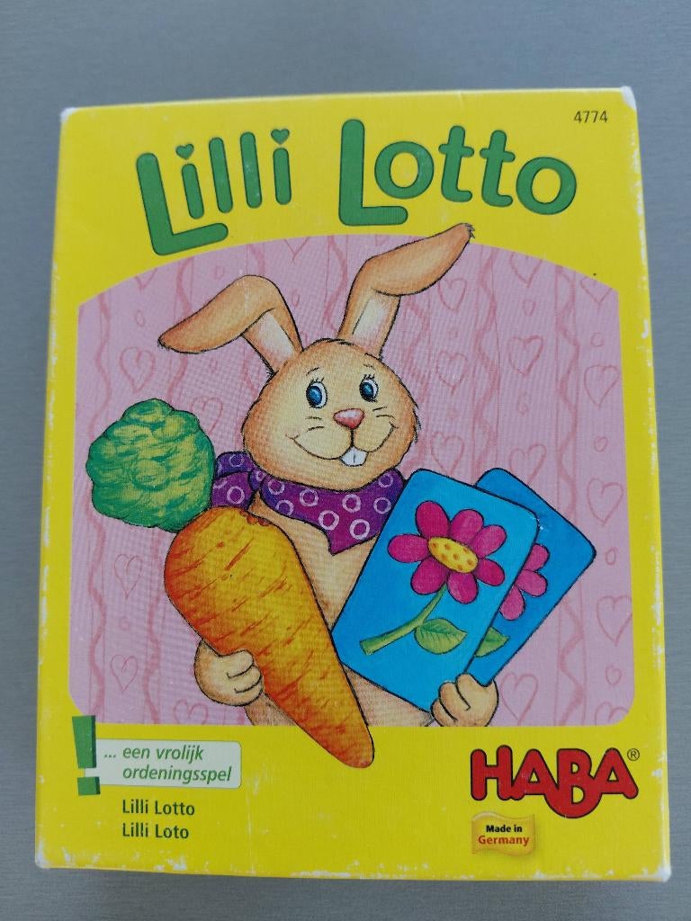 Jeu Haba "Lilli Lotto", Enlèvement ou Envoi, Utilisé, Haba