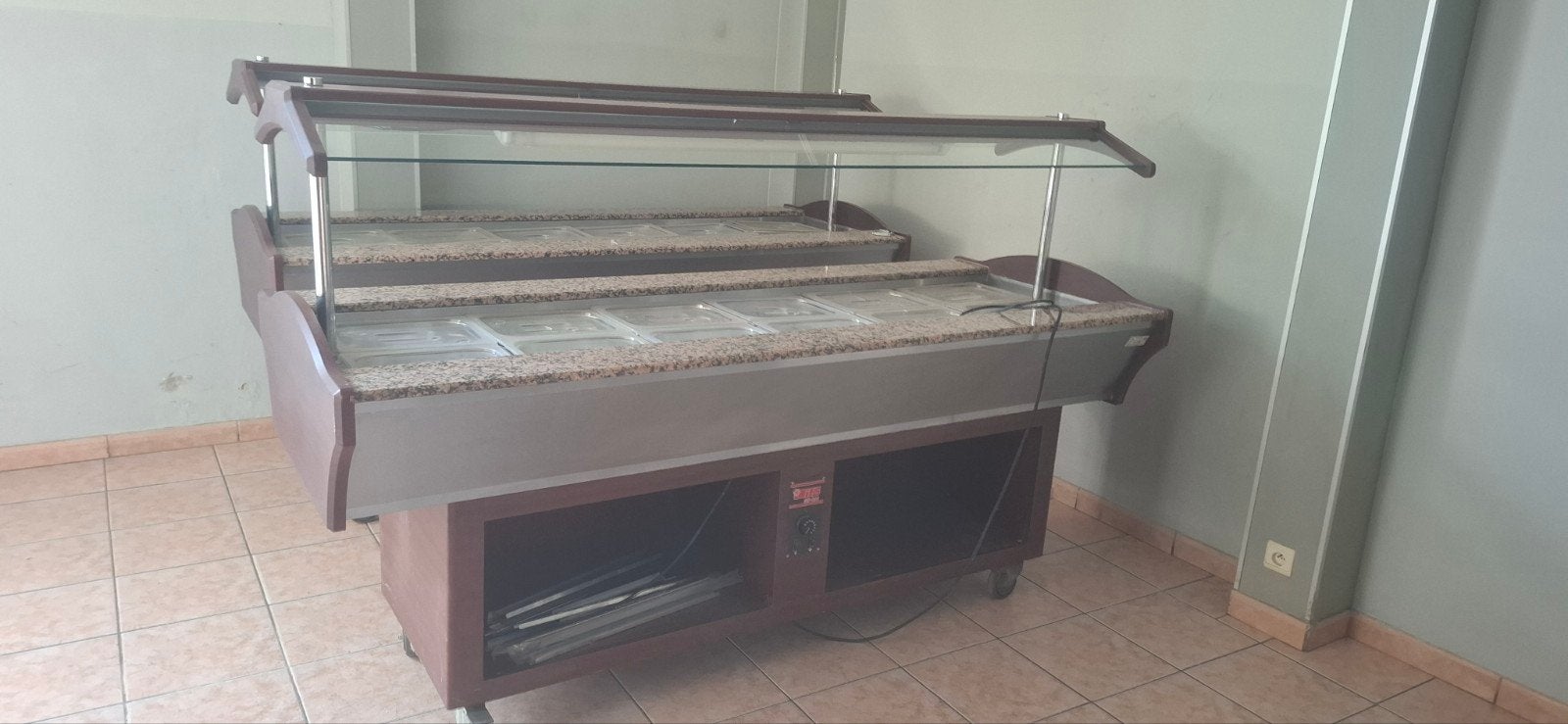 Lot 2 Buffets Centraux Professionnels (1 Chaud + 1 Froid), Articles professionnels, Enlèvement