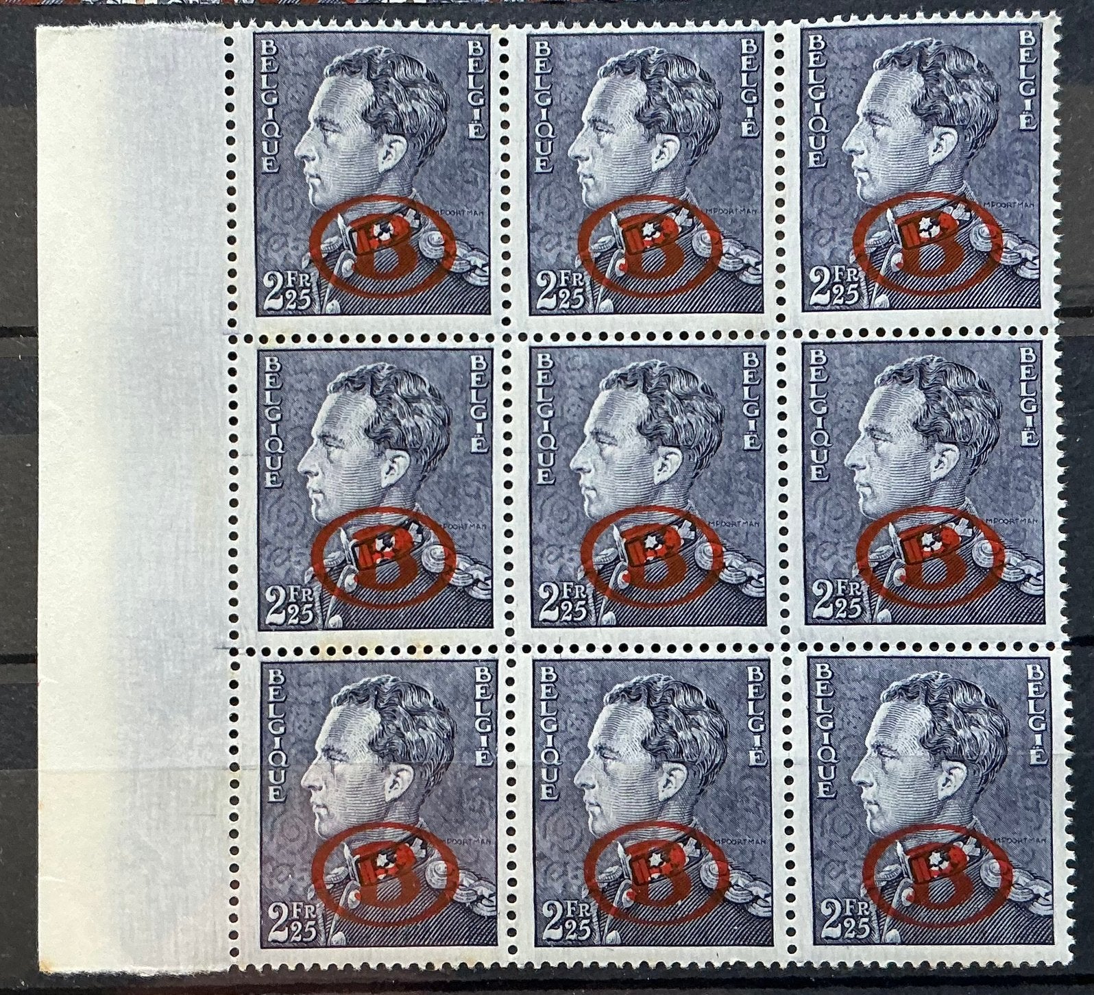 LOT A17. COB: S31a. LÉOPOLD III. MNH**mate., Neuf, Enlèvement ou Envoi, Non oblitéré, Gomme originale
