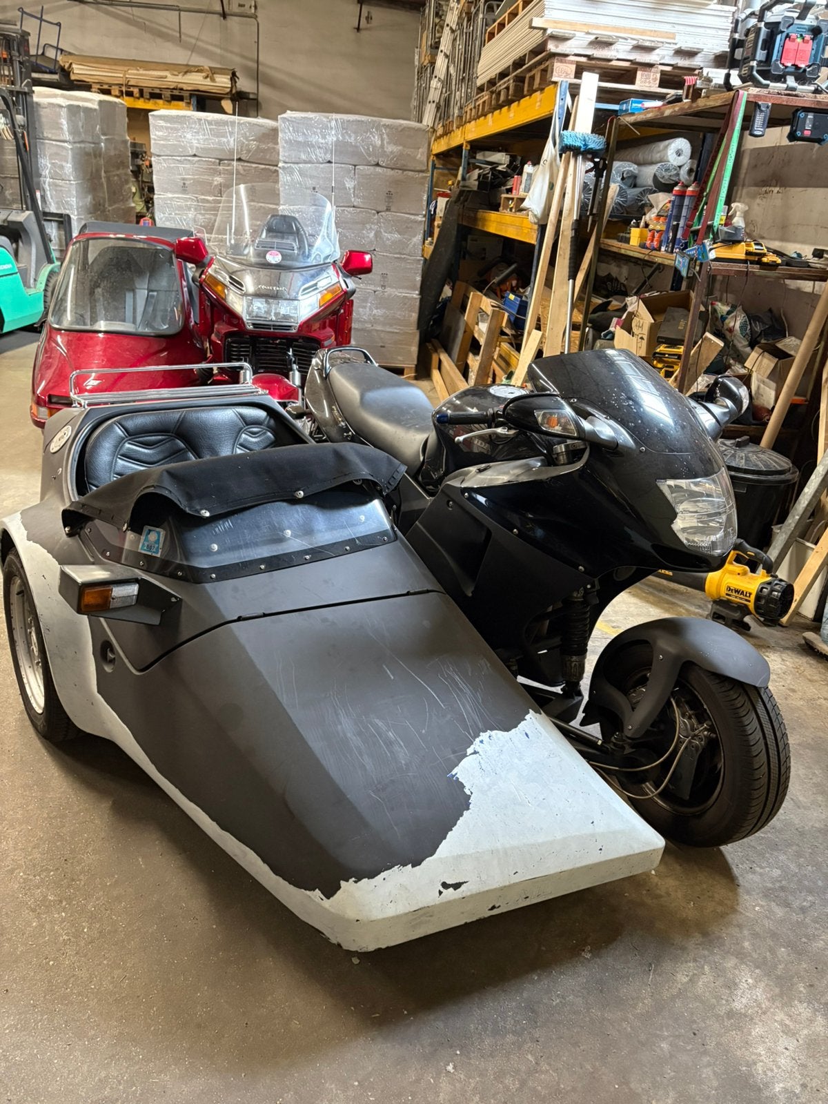 Zijspan honda cbr 1100 xx eml speed, Motoren
