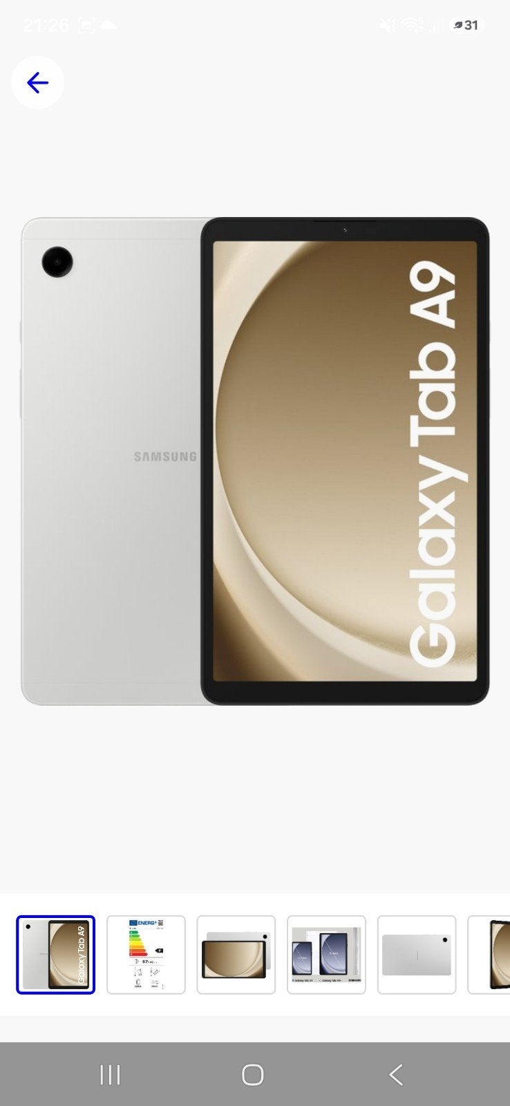 Galaxy  Tab A9 Te koop, Computers en Software, Ophalen of Verzenden