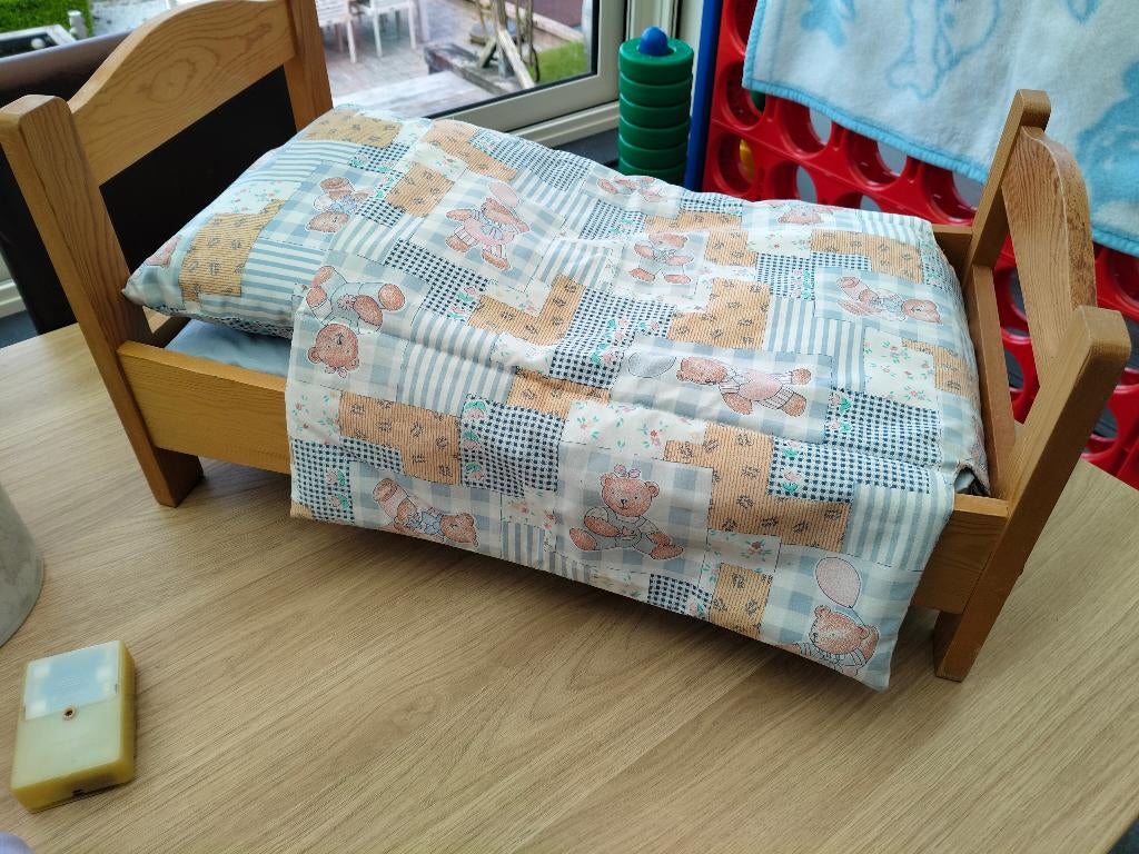 Houten poppenbed, Kinderen en Baby's, Ophalen, Gebruikt